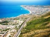 Aerial Panoramic View of Costa del Sol, Benalmadena, Spain